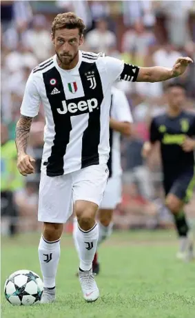  ?? ?? Precoce Claudio Marchisio, 38 anni, ha giocato 389 partite con la Juve, segnando 37 gol