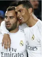  ?? LIVEPIC ?? Winner: Cristiano Ronaldo celebrates his goal with Jese