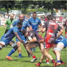  ?? Photo SF ?? Le flanker, Lucas Combe, et Tain-Tournon, joueront en Fédérale 2 la saison dernière.