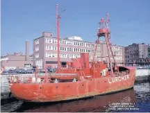  ??  ?? Retired Master Mariner David Walsh shares this lovely old photo of the Lurcher, berthed at the former Coast Guard Base in Saint John NB.