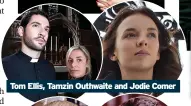  ?? ?? Tom Ellis, Tamzin Outhwaite and Jodie Comer