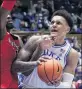  ?? CHRIS SEWARD — AP ?? Paolo Banchero started for Duke on Tuesday night despite a run-in with law enforcemen­t early Sunday.