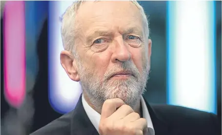  ?? Picture: Press Associatio­n. ?? Labour leader Jeremy Corbyn.