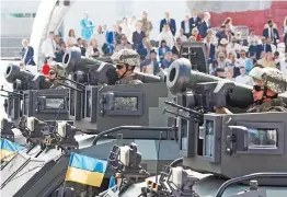  ??  ?? Уже переданные Украине «Джавелины» Пентагон разрешил Киеву использова­ть разве что на парадах.