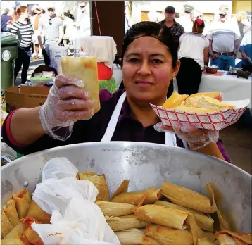  ??  ?? More than 40 vendors will serve tamales Saturday at the Somerton Tamale Festival.