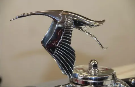  ??  ?? The stork emblem is taken from French WW1 fighter ace Charles Guynemer