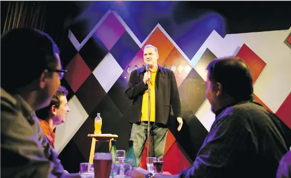  ?? YANA PASKOVA/THE WASHINGTON POST ?? Norm Macdonald performs his standup act at Carolines.