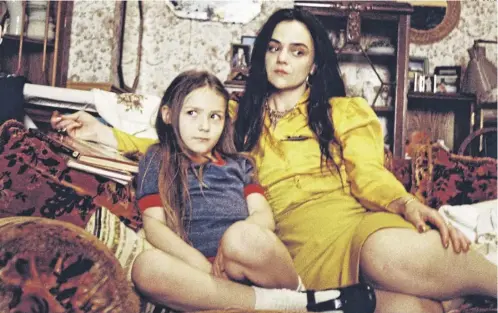 ?? MILLY COPE ?? Lily-beau Leach as young Maria and Hayley Squires as Cynthia in Hoard