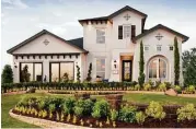  ??  ?? The Newcastle Tuscan home design will be available at Cinco Ranch.