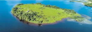  ?? PHOTO: AIR SWING MEDIA ?? Inis Cealtra (Holy Island), Lough Derg, Co Clare.