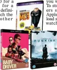  ??  ?? OLD SCHOOL: The latest releases through DVD rental services
