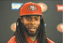  ?? Cody Glenn / Special to The Chronicle ?? Cornerback Richard Sherman, who played through pain much of last season, says he feels healthy and “really explosive” now.