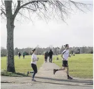  ??  ?? Plans for a leisure loop around the Downs have taken a step forward this week