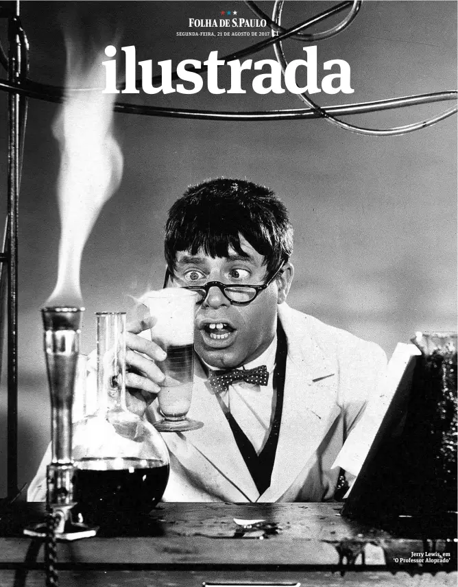  ??  ?? Jerry Lewis, em ‘O Professor Aloprado’