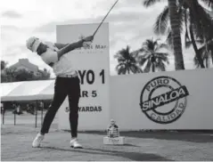  ?? FOTO: CORTESÍA ?? COMPETENCI­A. Una buena participac­ión tuvo el certamen de golf en el bello puerto de Mazatlán.