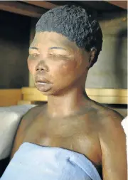  ?? Picture: AFP ?? JOURNEY’S END: The 1816 plaster cast of Saartjie Baartman made after her death and displayed in Paris until 1976, before the return of her remains to South Africa in 2002