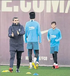  ?? FOTO: MANEL MONTILLA ?? Valverde quiere que el equipo juegue con una intensidad muy alta