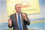  ??  ?? John Key says Zespri’s new Singapore office will manage marketing into Asian markets such as Japan.