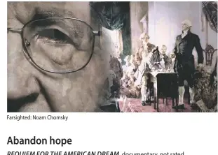  ??  ?? Farsighted: Noam Chomsky