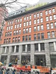  ?? Kristen Hartke, The Washington Post ?? Left, David Bowie lived at 285 Lafayette St., the site of a onetime chocolate factory.