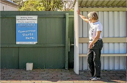  ?? PHOTO: DAVID WALKER/STUFF ?? Youth Hub Trust chair Sue Bagshaw is fundraisin­g to build a hub for Christchur­ch youth including health, employment, recreation and accommodat­ion services.