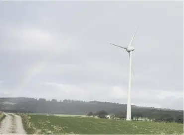  ??  ?? Clayfords wind farm in Aberdeensh­ire will power around 550 homes