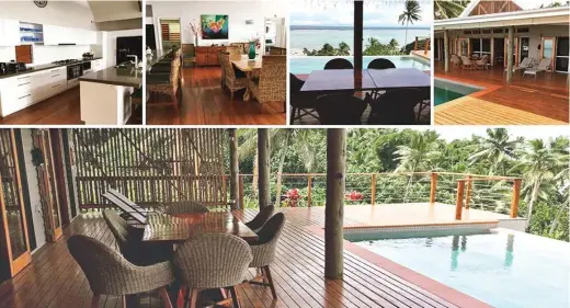  ??  ?? Island Breeze in Savusavu can host up to 12 people at any one time.