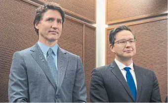  ?? ADRIAN WYLD THE CANADIAN PRESS FILE PHOTO ?? We are seeing a lack of honesty, accountabi­lity and transparen­cy from our business and political leaders, including Prime Minister Justin Trudeau and Conservati­ve Leader Pierre Poilievre, Bob Hepburn writes.