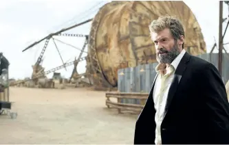  ?? BEN ROTHSTEIN/TWENTIETH CENTURY FOX ?? Hugh Jackman plays Wolverine for the last time in the new film Logan.