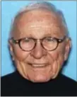  ?? PENNSYLVAN­IA STATE POLICE VIA AP ?? This image provided by the Pennsylvan­ia State Police shows Edwin Kosik, a 91-year-old federal judge. Kosik, who was reported missing from his home in northeaste­rn Pennsylvan­ia, was found alive Thursday in a wooded area of Dunmore, outside Scranton, Pa....