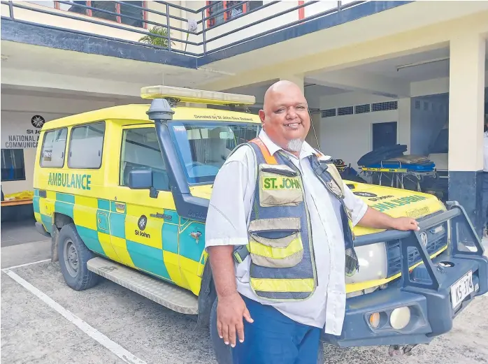  ?? Picture: ZIFIRAH VUNILEBA. ?? Senior ambulance officer at St John William Dyer.