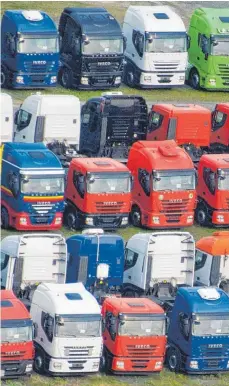  ?? FOTO: DPA ?? Auch der Lkw-Hersteller Iveco war am Kartell beteiligt und muss knapp eine halbe Milliarde Euro Bußgeld zahlen.