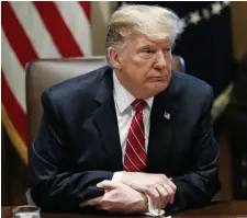  ?? AP ?? LOOKING AHEAD: President Trump’s chances for 2020 could benefit from Democrats’ radical proposals.