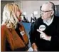  ?? MATT YORK/AP ?? House candidate Debbie Lesko speaks with former county sheriff and Senate candidate Joe Arpaio.