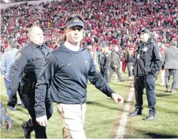  ?? [PHOTO BY SARAH PHIPPS, THE OKLAHOMAN] ?? A win in the Liberty Bowl would give coach Mike Gundy a 13th consecutiv­e winning season at Oklahoma State. A loss to Missouri would give him his second losing season.