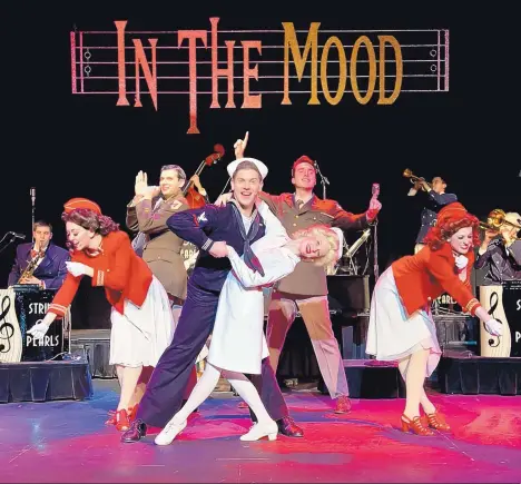  ??  ?? “In the Mood” celebrates the music of the 1930s and ’40s.