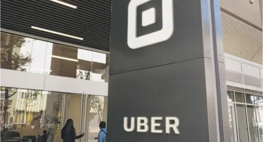  ?? ERIC RISBERG/ AP FILE ?? Uber shut down its Xchange Leasing business last year after it was losing 18 times more money per car than believed, theWall Street Journal reported.