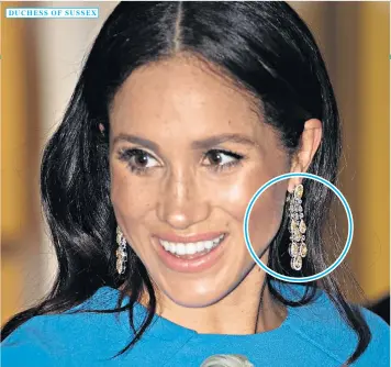  ??  ?? DUCHESS OF SUSSEX