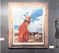  ??  ?? Ray Swanson’s painting of an elderly Navajo man. COURTESY OF MARK MENDOZA, MAYESTELLE­S ATTORNEYS