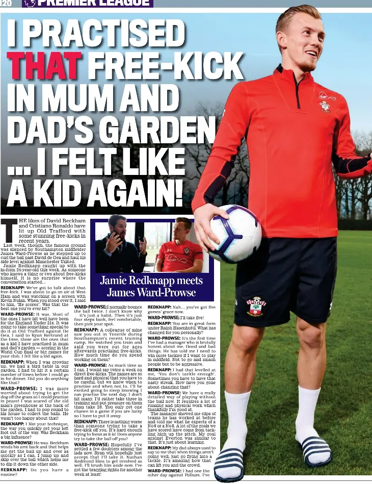I Practised That Free Kick In Mum And Dad S Garden I Felt Like A Kid Again Pressreader