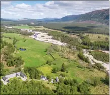  ??  ?? Ballintean Farm in the Cairngorms National Park is part of the project