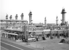  ??  ?? A view shows Saudi Aramco’s Abqaiq oil facility in eastern Saudi Arabia in this handout photo. — Reuters photo