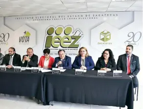  ??  ?? A partir de la primera quincena de noviembre pararía actividade­s de no recibir respuesta de Finanzas estatal, dicen consejeros del órgano electoral.