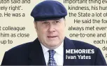  ?? ?? MEMORIES Ivan Yates