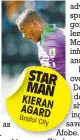  ??  ?? STAR MAN KIERAN AGARD Bristol
City