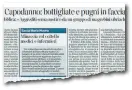  ??  ?? L’articolo del «Corriere Fiorentino» sull’aggression­e di Capodanno