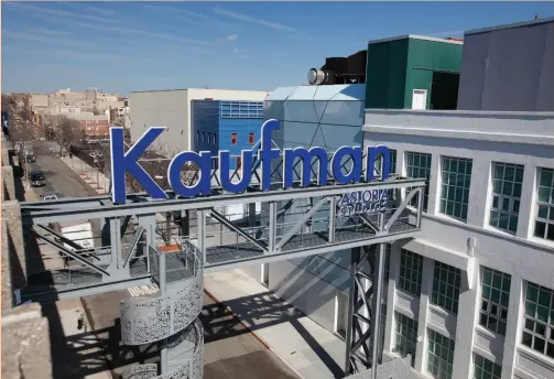  ?? ?? Kaufman Astoria and other New York studios are booked and booming with production­s.