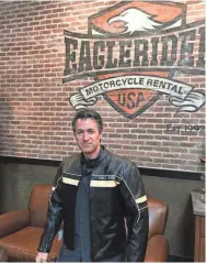  ?? EAGLERIDER ?? Chris McIntyre is a Madison native and founder of EagleRider motorcycle rentals.