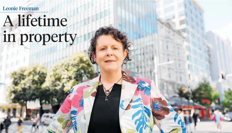  ?? Photo / Doug Sherring ?? Leonie Freeman wants to help fix some of the real estate issues dogging New Zealand.