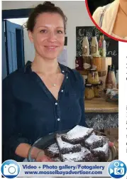  ??  ?? Suzaan Rauch’s chilli chocolate brownies are a hit. TOP: Emma Watson as Hermione Granger. (Stock photo)